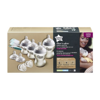 Tommee Tippee | Closer To Nature | starterset zuigflessen transparant