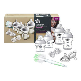 Tommee Tippee | Closer To Nature | starterset zuigflessen transparant