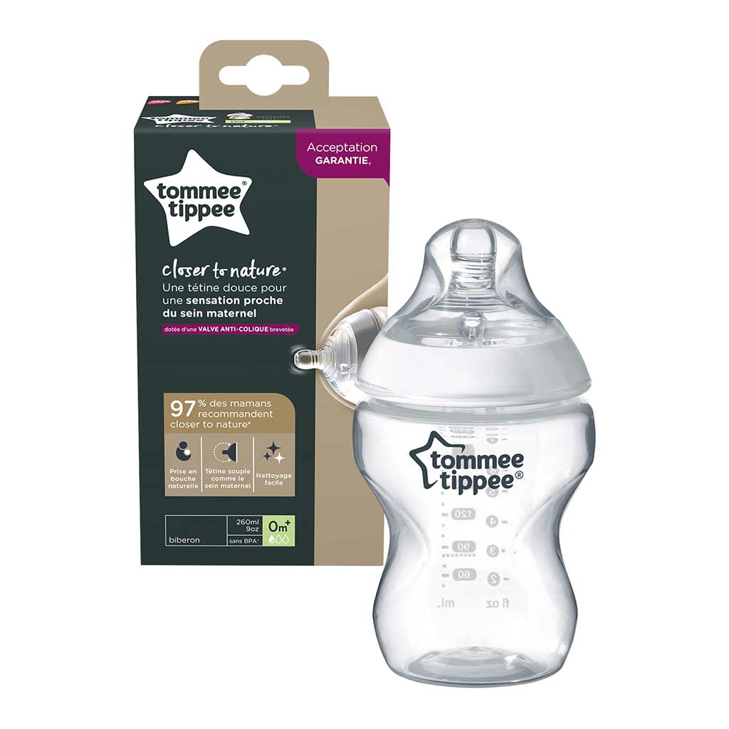 Tommee Tippee Closer to Nature fles 260 ml Bpa vrij