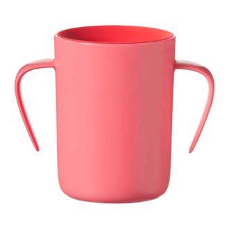 Tommee Tippee 360 Cup  anti lek drinkbeker met handvaten 6 maand+ (rood)