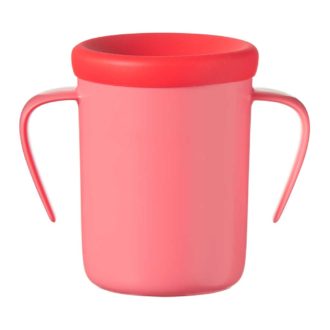 Tommee Tippee 360 Cup  anti lek drinkbeker met handvaten 6 maand+ (rood)
