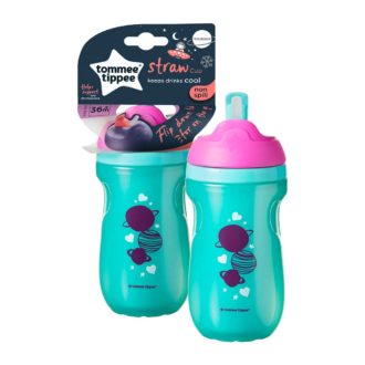 Tommee Tippee Insulated Straw Girl