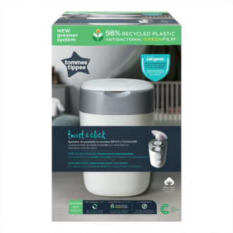 Tommee Tippee Twist & Click luieremmer wit ECO