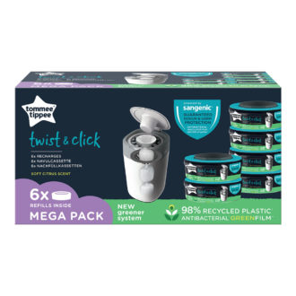 Tommee Tippee Twist & Click cassette 6 pak ECO