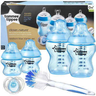 Tommee Tippee - Closer to Nature flessen starterset boy blauw