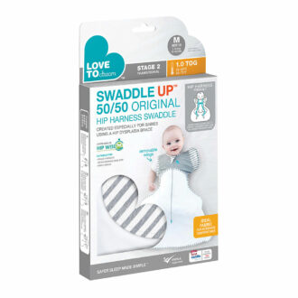 SWADDLE UP™ Overgangsslaapzak fase 2 |  Hip Harness 1.0 TOG Grijs | Large (8,5 - 11 kg) - Afbeelding 3