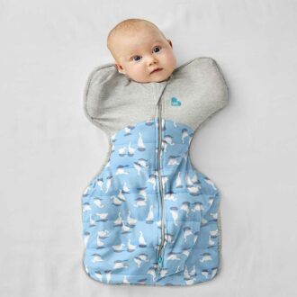 SWADDLE UP™ Inbakerslaapzak Fase 1 | 2.5 TOG | Dusty blauw - Afbeelding 2