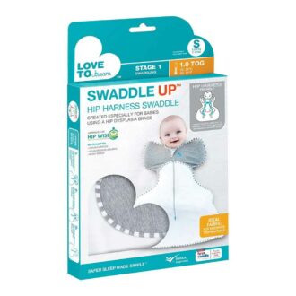 SWADDLE UP™ Heupharnas Inbakerslaapzak  Fase 1 | 1.0 TOG | Grijs | Medium 6 -8.5 kg - Afbeelding 4