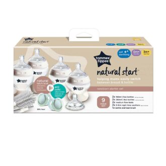 Tommee Tippee | Closer To Nature | starterset zuigflessen transparant