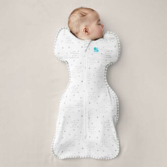 SWADDLE UP™ Inbakerslaapzak Fase 1 | 0.2 TOG | Wit tekst - Afbeelding 2