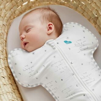 SWADDLE UP™ Inbakerslaapzak Fase 1 | 0.2 TOG | Wit tekst - Afbeelding 3