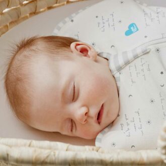 SWADDLE UP™ Inbakerslaapzak Fase 1 | 0.2 TOG | Wit tekst - Afbeelding 5