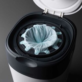 Tommee Tippee Twist & Click Luieremmer Eco – Wit | Hygiënisch & Duurzaam - Afbeelding 3