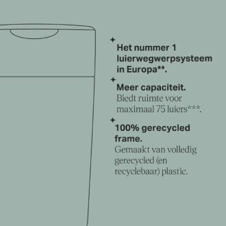 Tommee Tippee Twist & Click Luieremmer Eco – Wit | Hygiënisch & Duurzaam - Afbeelding 4