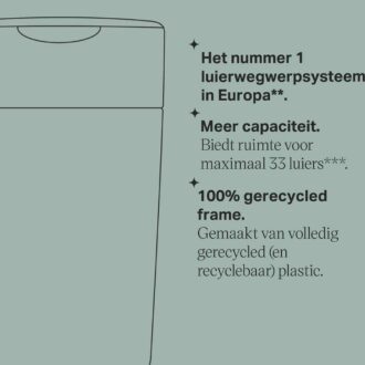 Tommee Tippee | Sangenic |  Twist & Click  | Luieremmer starterset | ECO | incl. 6 cassettes - Afbeelding 6