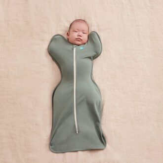 SWADDLE UP™ Inbakerslaapzak Fase 1 | 1.0 TOG | Dark olive - Afbeelding 4