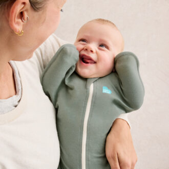 SWADDLE UP™ Inbakerslaapzak Fase 1 | 1.0 TOG | Dark olive - Afbeelding 6
