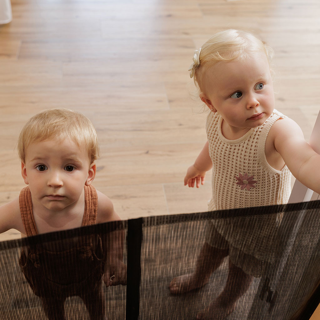 fenss Oprolbaar traphek Lizz - zwart - max breedte 140 cm - Afbeelding 4