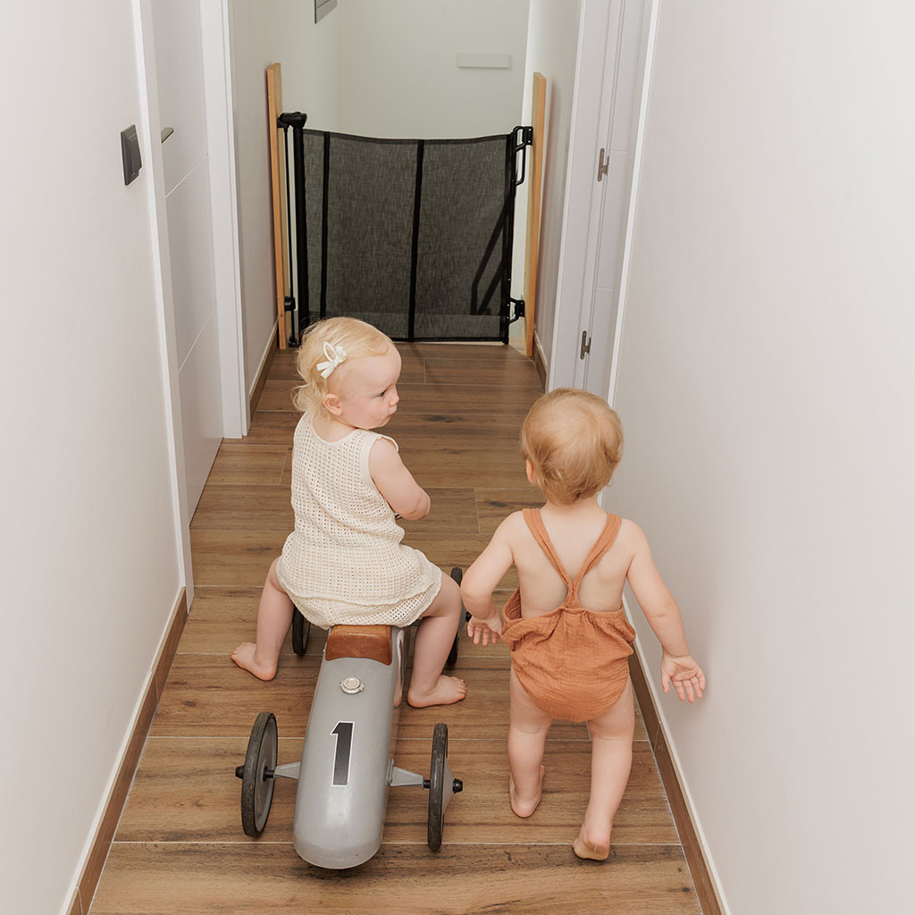 fenss Oprolbaar traphek Lizz - zwart - max breedte 140 cm - Afbeelding 8