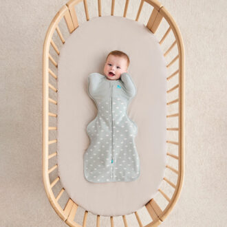 SWADDLE UP™ Inbakerslaapzak Fase 1 | 1.5 TOG | Clouds Olijf