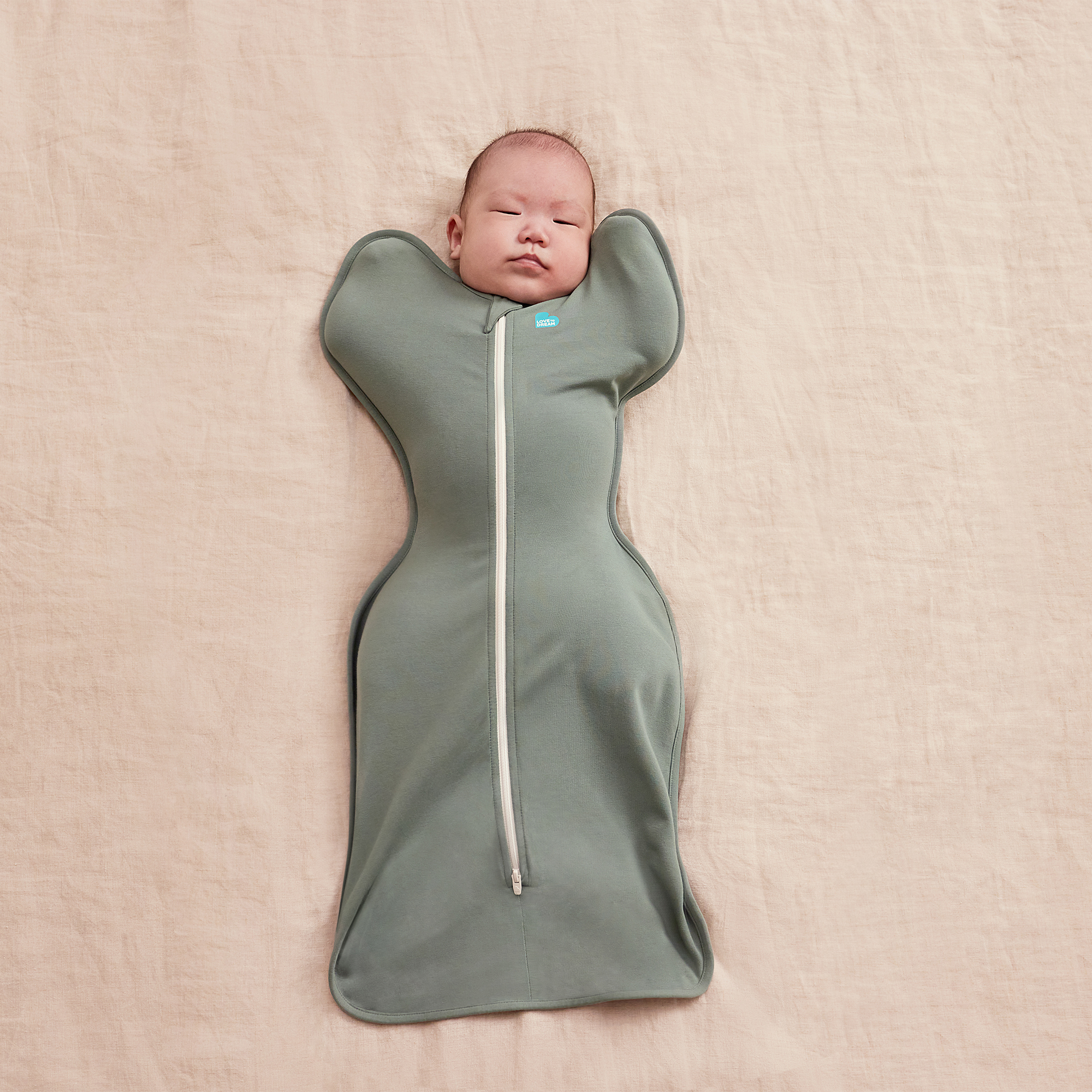 SWADDLE UP™ Inbakerslaapzak Fase 1 | 1.0 TOG | Deep Olive