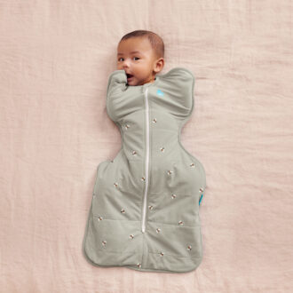 SWADDLE UP™ Inbakerslaapzak Fase 1 | 2.5 TOG | Olive Bees