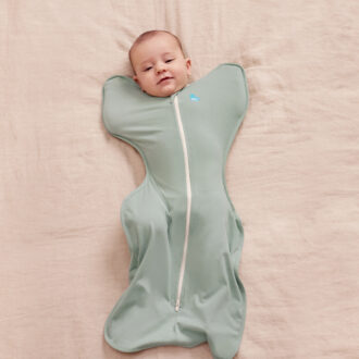 Love to Dream - SWADDLE UP™ Inbakerslaapzak Fase 1 | 0.2 TOG | Olijf groen