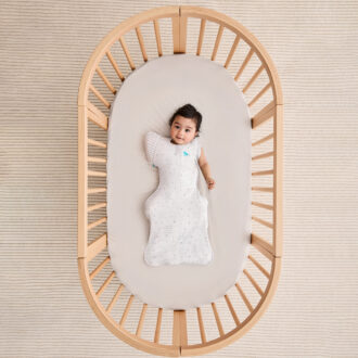 SWADDLE UP™ Overgangsslaapzak Fase 2 | 0.2 TOG | Wit